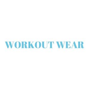 Various workout clothes
